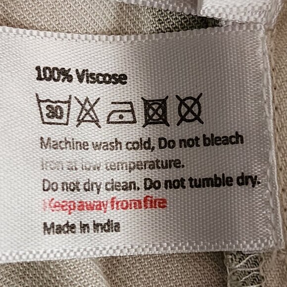 Tamsy Green Stripe High Rise Drawstring Wide Leg Palazzo Pants - Picture 6 of 6